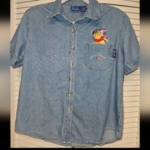 Vintage Winnie the Pooh Denim Shirt | Women's | Size:M